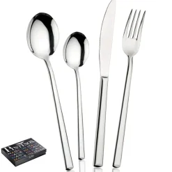 Pintinox Synthesis Servizio Posate In Acciaio Inox - Set 24 Pz