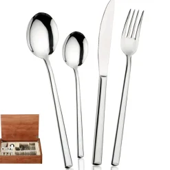 Pintinox Synthesis Servizio Posate In Acciaio Inox - Set 24 Pz