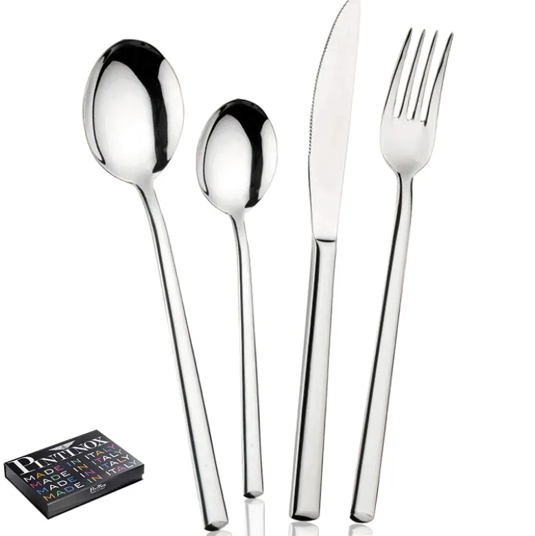 Pintinox Synthesis Servizio Posate In Acciaio Inox - Set 75 Pz