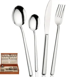Pintinox Synthesis Servizio Posate In Acciaio Inox - Set 75 Pz