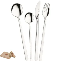 Pintinox Tecna Servizio Posate In Acciaio Inox - Set 75 Pz