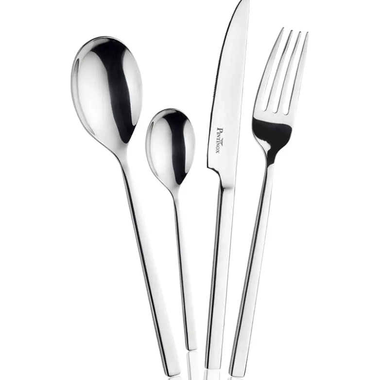 Pintinox Tie Servizio Posate In Acciaio Inox Forgiato - Set 24 Pz