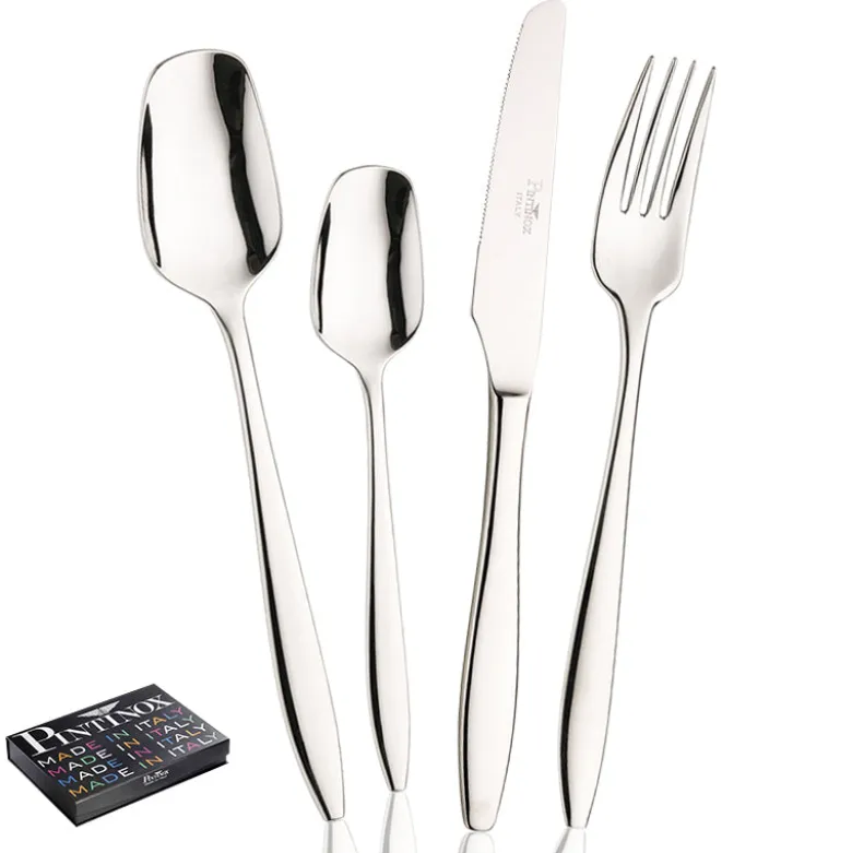 Pintinox Trend Servizio Posate In Acciaio Inox - Set 24 Pz
