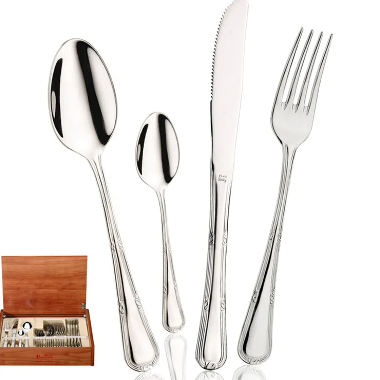 Pintinox Valencia Servizio Posate In Acciaio Inox - Set 24 Pz