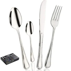 Pintinox Valencia Servizio Posate In Acciaio Inox - Set 49 Pz