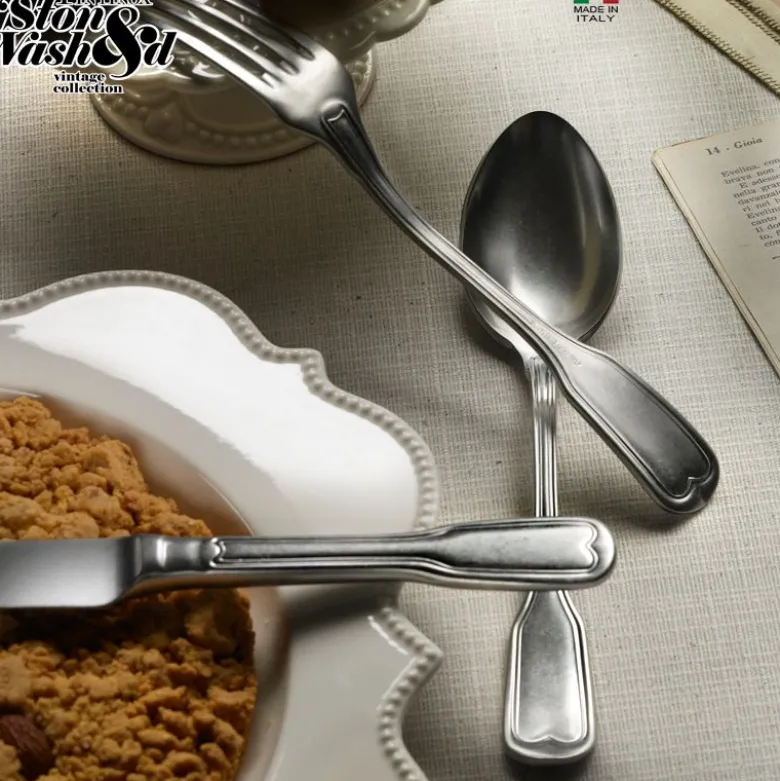 Pintinox Vittoriale Servizio Posate In Acciaio Inox - Set 49 Pz