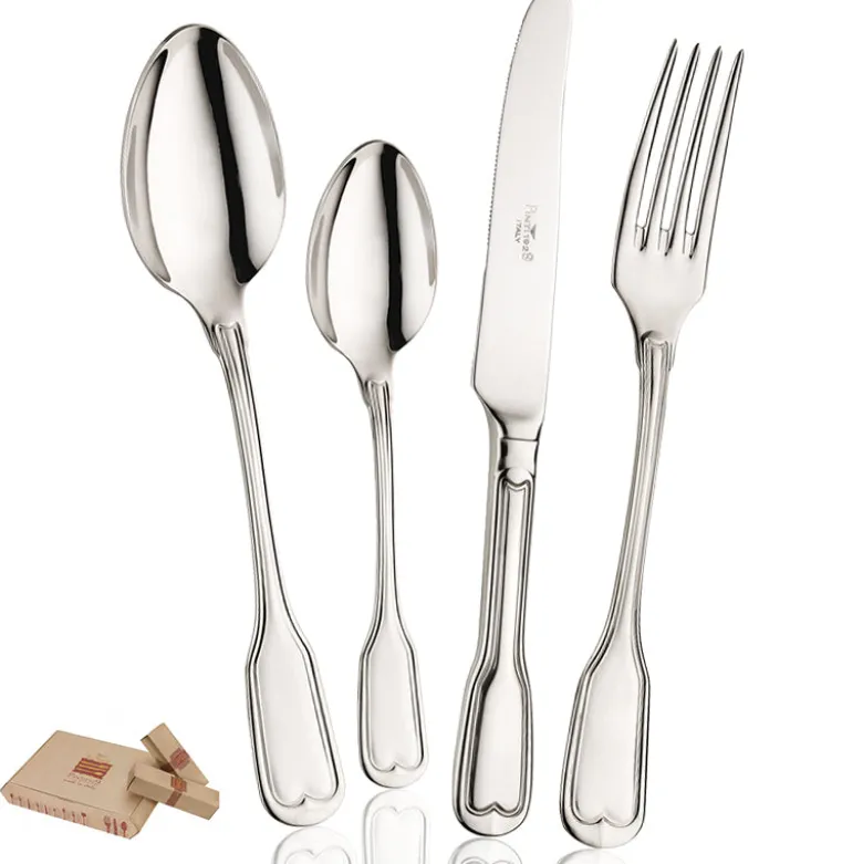 Pintinox Vittoriale Servizio Posate In Acciaio Inox - Set 75 Pz