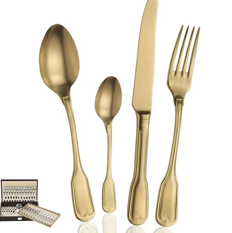 Pintinox Vittoriale Servizio Posate In Acciaio Inox - Set 75 Pz