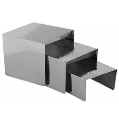 Portofino Alzata In Acciaio Martellato Set 3 Pz