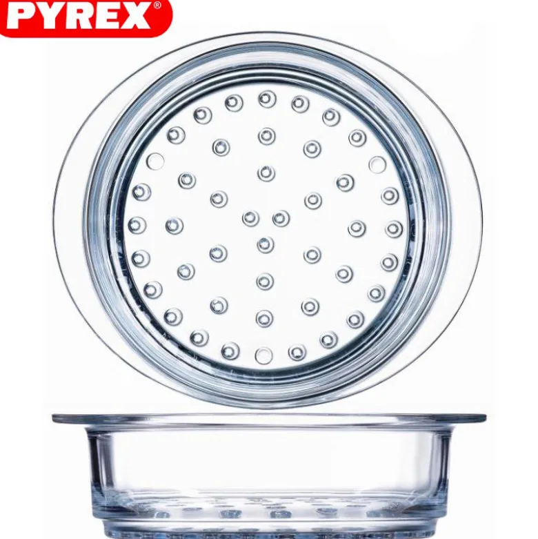 Pyrex Classic Cestello Vapore Rotondo In Vetro Borosilicato