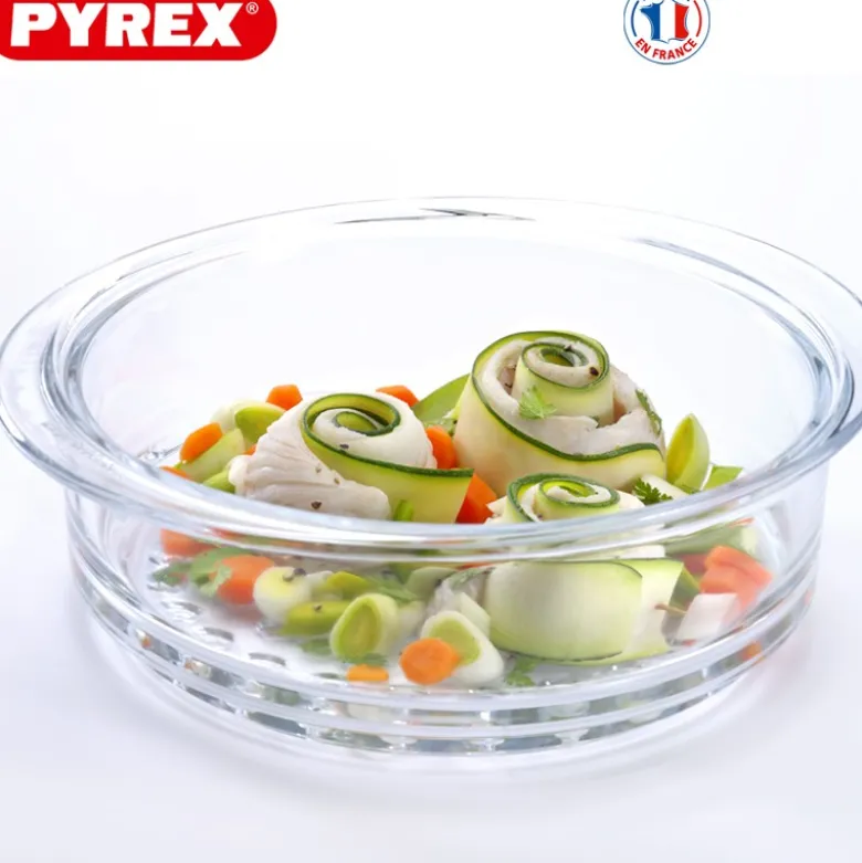 Pyrex Classic Cestello Vapore Rotondo In Vetro Borosilicato