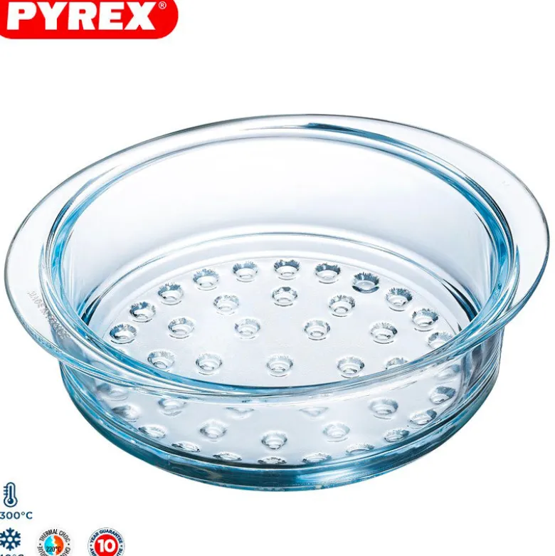 Pyrex Classic Cestello Vapore Rotondo In Vetro Borosilicato