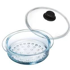 Pyrex Classic Cestello Vapore Con Coperchio In Vetro Borosilicato