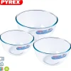 Pyrex Classic Coppe Multiuso In Vetro Borosilicato - Set 3 Pz