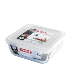 Pyrex Cook & Freeze Contenitore Per Alimenti Quadrato In Vetro Borosilicato