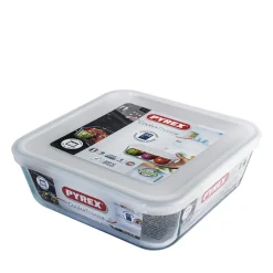 Pyrex Cook & Freeze Contenitore Per Alimenti Quadrato In Vetro Borosilicato
