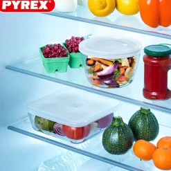Pyrex Cook & Freeze Contenitore Per Alimenti Rettangolare In Vetro Borosilicato