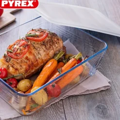Pyrex Cook & Freeze Contenitore Per Alimenti Rettangolare In Vetro Borosilicato