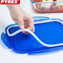 Pyrex Cook & Go Contenitore Per Alimenti Ermetico Rotondo In Vetro Borosilicato