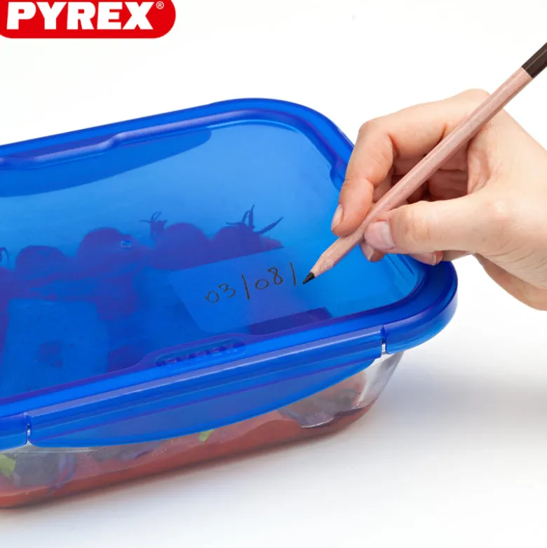 Pyrex Cook & Go Contenitore Per Alimenti Ermetico Rettangolare In Vetro Borosilicato