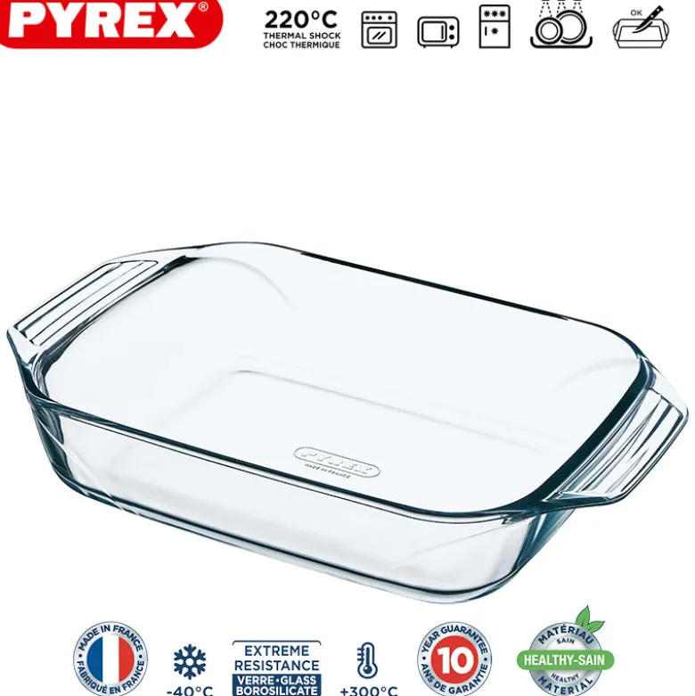 Pyrex Irresistible Teglia Rettangolare In Vetro Borosilicato