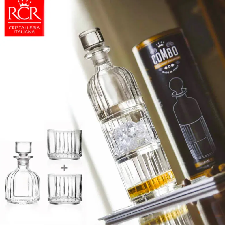 RCR Combo Set Whisky in Vetro - Set 3 Pezzi