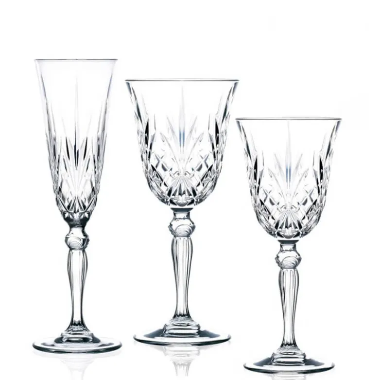 RCR Melodia Set Calici in Vetro - Set 18 Pezzi