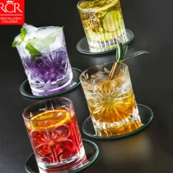 RCR Mixology Bicchieri Cocktail in Vetro - Set 4 Pezzi