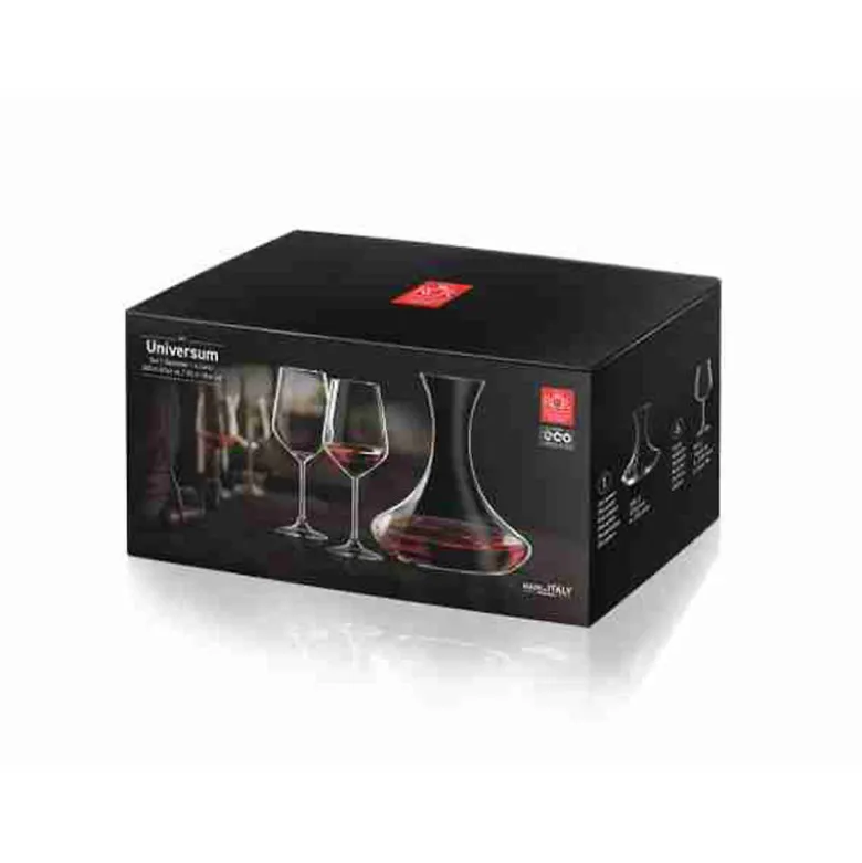 RCR Universum Decanter in Vetro - Set 7 Pezzi