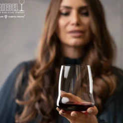 Riedel Steamless Wings Set Calici e Decanter Cabernet in Vetro - Set 5 Pezzi