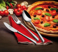 Salvinelli Perpizza Cucchiaio Tavola In Acciaio Inox - Set 12 Pz