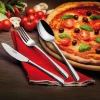 Salvinelli Perpizza Forchetta Tavola In Acciaio Inox - Set 12 Pz