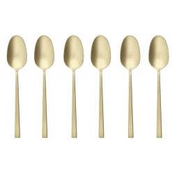Sambonet Rock Cucchiaini Caffè In Acciaio Inox - Set 6 Pz
