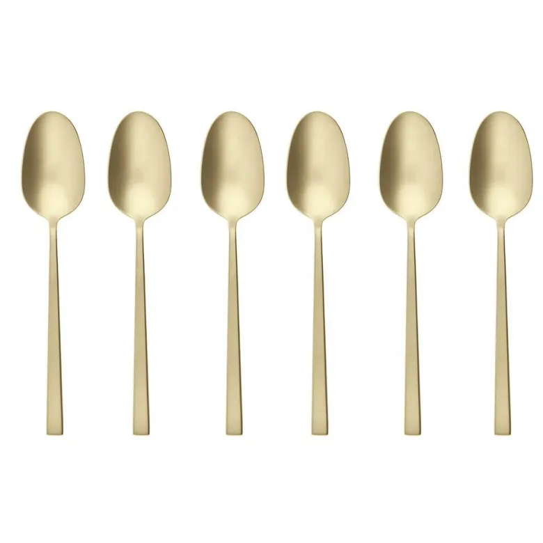 Sambonet Rock Cucchiaini Caffè In Acciaio Inox - Set 6 Pz