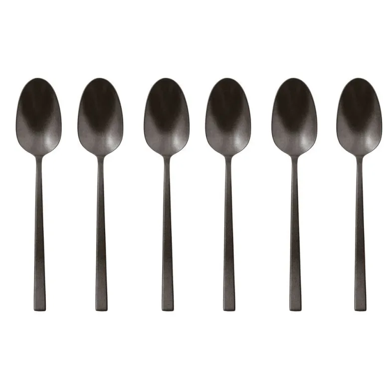 Sambonet Rock Cucchiaini Caffè In Acciaio Inox - Set 6 Pz