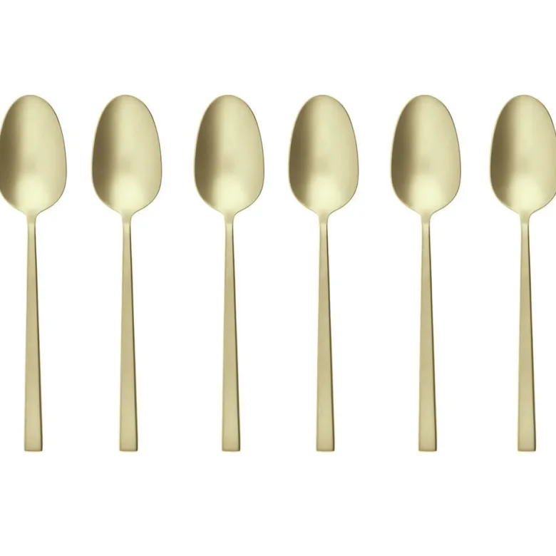 Sambonet Rock Cucchiaini Tè In Acciaio Inox - Set 6 Pz