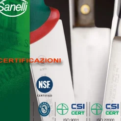 Sanelli Premana Coltello Prosciutto In Acciaio inox AISI425 - Polipropilene