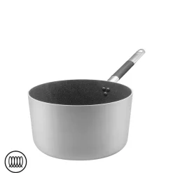 SharkSkin Casseruola Alta In Alluminio Antiaderente Induzione Con Manico In Acciaio Inox Cool