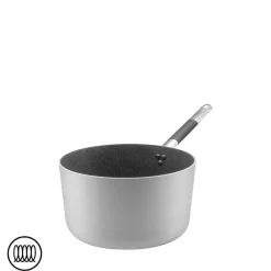 SharkSkin Casseruola Alta In Alluminio Antiaderente Induzione Con Manico In Acciaio Inox Cool