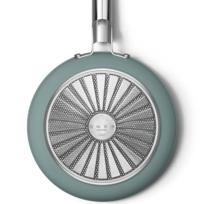 Smeg Cookware Padella Bassa Antiaderente Ceramico In Alluminio