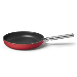 Smeg Cookware 50's Style Padella Bassa Antiaderente In Alluminio Con Manico In Acciaio Inox