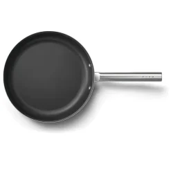 Smeg Cookware 50's Style Padella Bassa Antiaderente In Alluminio Con Manico In Acciaio Inox