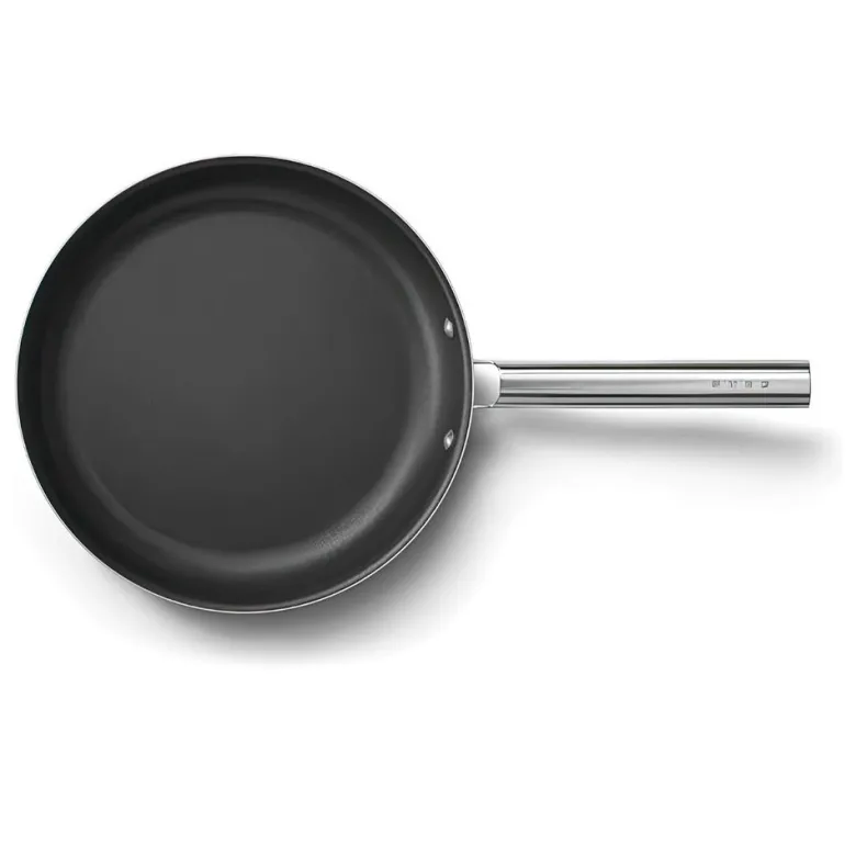 Smeg Cookware 50's Style Padella Bassa Antiaderente In Alluminio Con Manico In Acciaio Inox