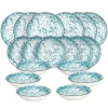 Tognana Madison Kalos Servizio Piatti Decorato In Porcellana Set 18 Pz