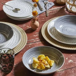 Tognana Madison Koonan Servizio Piatti In Porcellana - Set 18 Pz