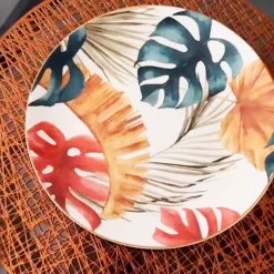 Tognana Madison Tropical Rosé Servizio Piatti In Porcellana - Set 18 Pz