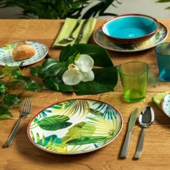 Tognana Metropolis Jungle Servizio Piatti In Porcellana - Set 18 Pz