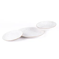 Tognana Metropolis Pepper Bamboo Servizio Piatti In Porcellana - Set 18 Pz