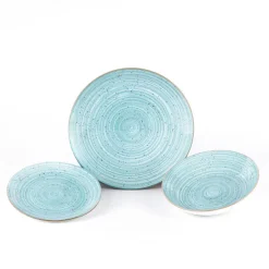 Tognana Metropolis Pepper Bamboo Servizio Piatti In Porcellana - Set 18 Pz