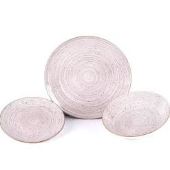 Tognana Metropolis Pepper Bamboo Servizio Piatti In Porcellana - Set 18 Pz